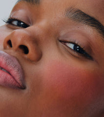 model wears pocket blush freckle