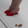 pocket blush candy apple with red pumps