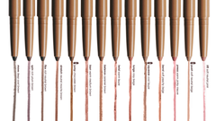 lift soft neutral pink, push soft neutral beige, press warm pinky mauve, bend soft peachy beige, squeeze cool taupe, lunge rosy beige, twist warm taupe, balance caramel brown, lean warm medium brown, jump chocolate brown, stretch neutral mocha brown, flex rich neutral brown, spin rich plum brown, move deep cool brown