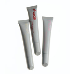 peptide lip treatment salted caramel, strawberry glaze, rhode vanilla