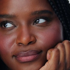 model wears pocket blush in sleepy girl