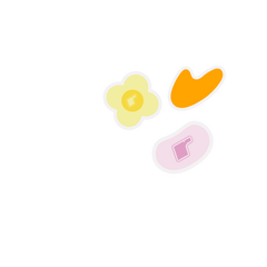 spotwear swatch daisy, curve, jelly bean