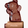 brown gummy bear on pocket blush toasted teddy
