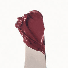 pocket blush in date cake on a metal spatula