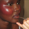 monica with candy apple blush
