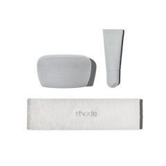 rhode headband, caffeine reset, peptide lip boost sugarmint