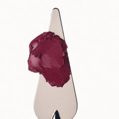 pocket blush plum on metal spatula