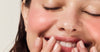model wears pocket blush sprinkle